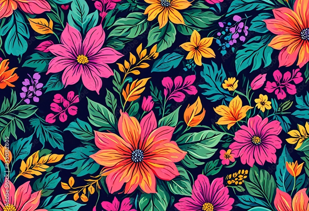 seamless floral pattern background seamless floral pattern background