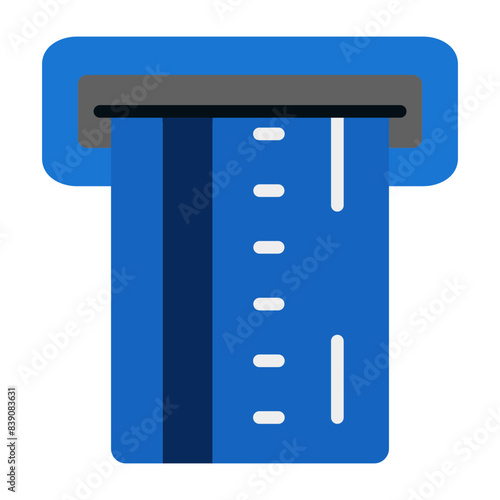 Atm card Flat icon
