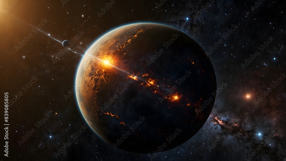 The only planet known to harbor life, a precious orb in the universe ai_generated The only planet known to harbor life, a precious orb in the universe ai_generated