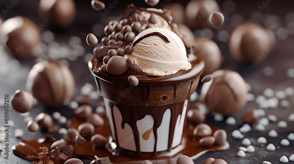 chocolate ice cream chocolate ice cream