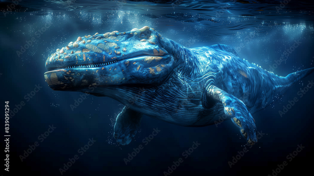 Fototapeta premium Mosasaurus dinosaur