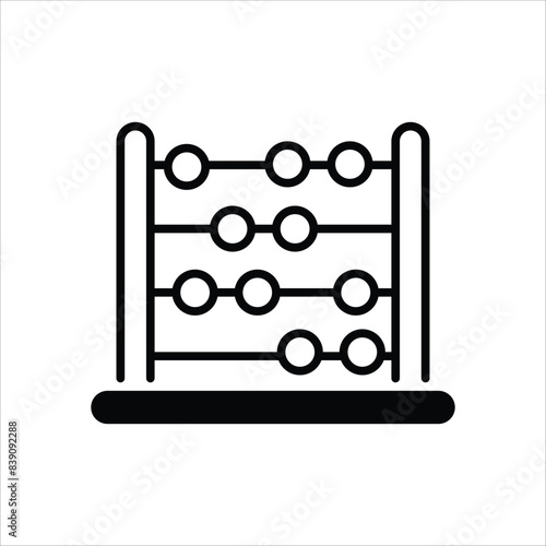 Abacus vector icon