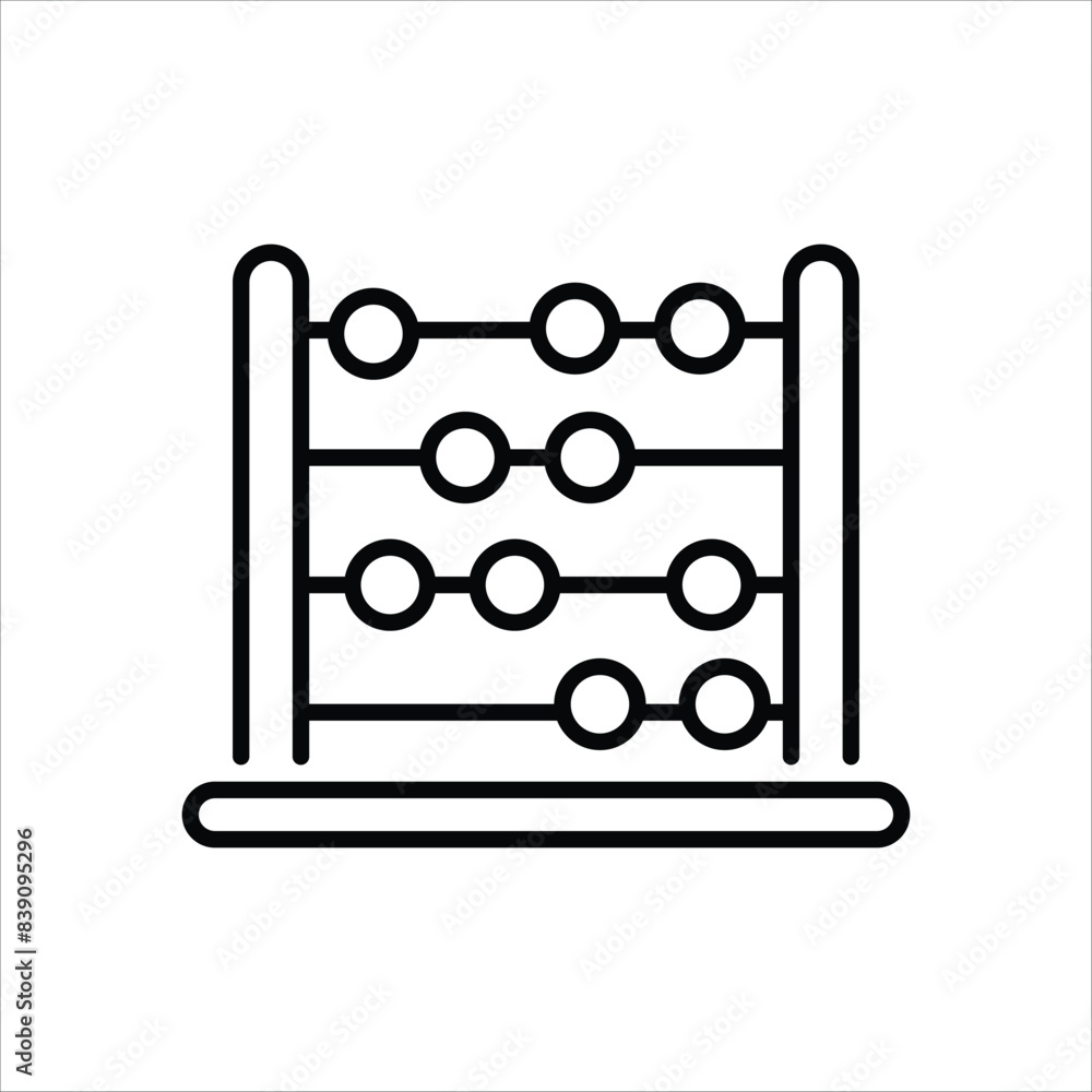Abacus vector icon Abacus vector icon