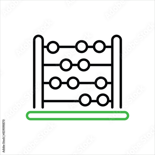 Abacus vector icon