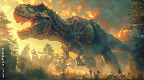 Tyrannosaurus Rex dinosaur © pattozher