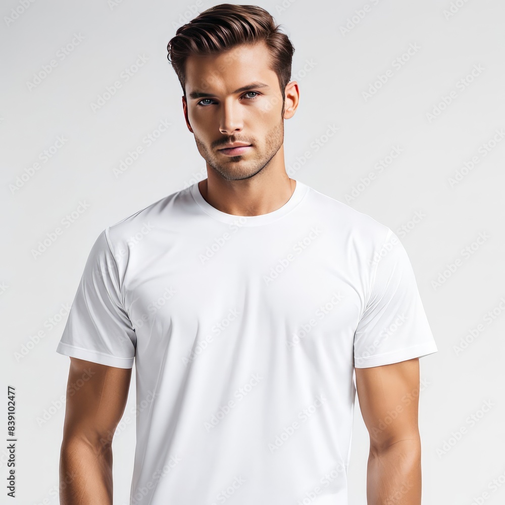 white t-shirt mockup isolated white background white t-shirt mockup isolated white background