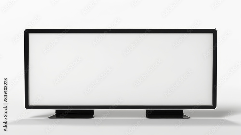 Computer screen Laptop with blank screen. Simple design Computer screen Laptop with blank screen. Simple design