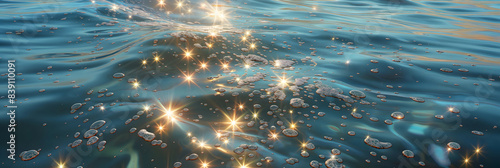 gold sparkles on the water © Todd's Studio