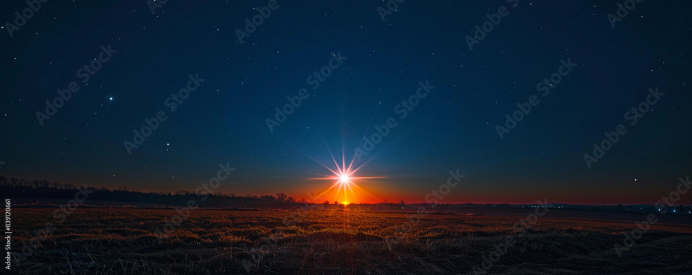 Fototapeta premium sunset in the mountains