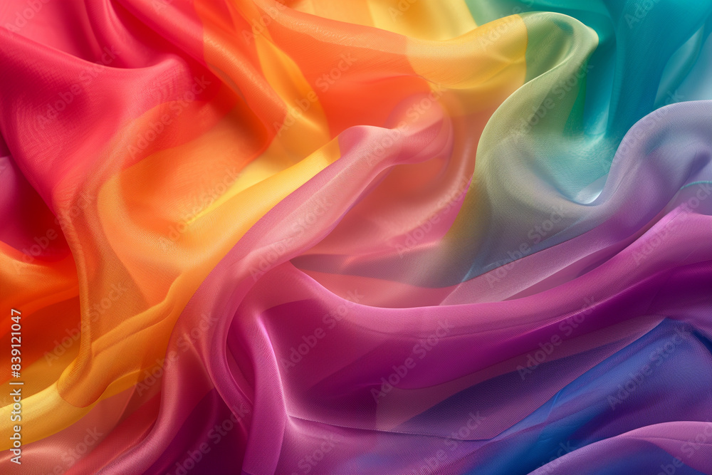 Obraz premium Pride Rainbow LGBTQ Flag