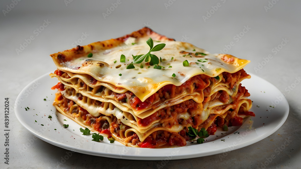 lasagna with tomato and basil lasagna with tomato and basil