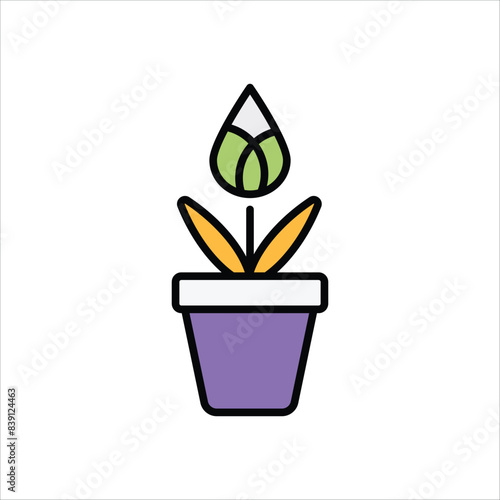 Botanic vector icon