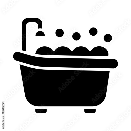 Bath glyph icon