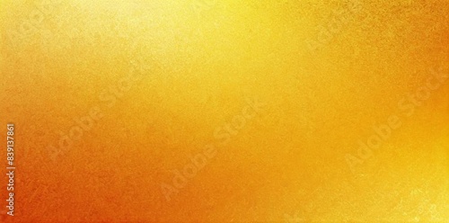 Bright yellow-orange gradient background with a subtle grunge texture.