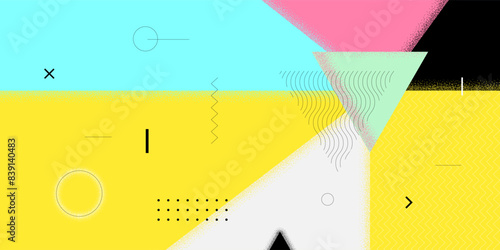 фотографія Abstract summer style banner