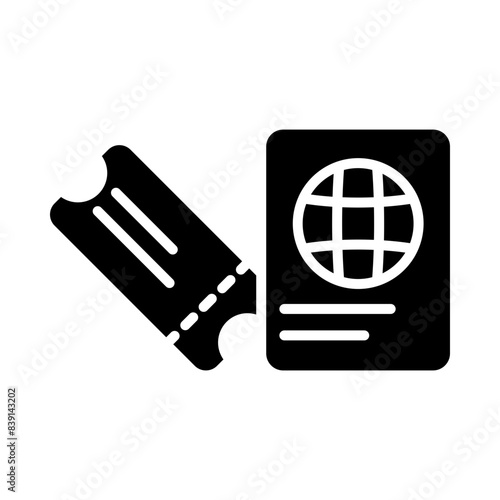 Travel Essentials glyph icon