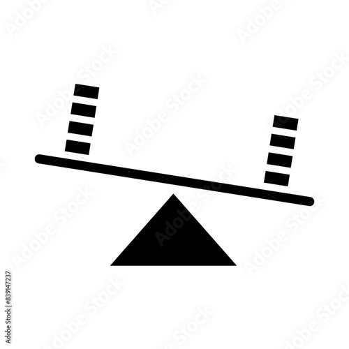 Unbalance glyph icon