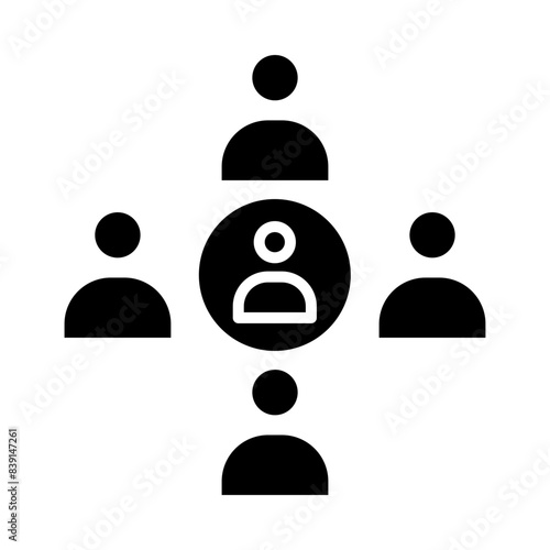 Delegate glyph icon