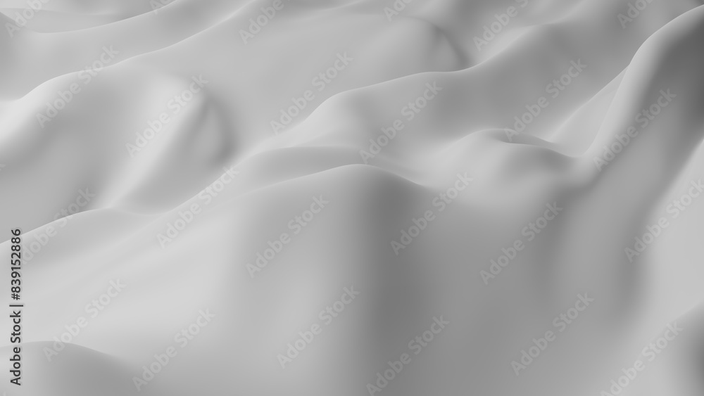 Obraz premium The luxury of fabric texture background, Cloth soft wave. Creases of satin, silk, and smooth elegant cotton. Closeup of rippled silk fabric with high resolution. Luxurious background. 3d rendering