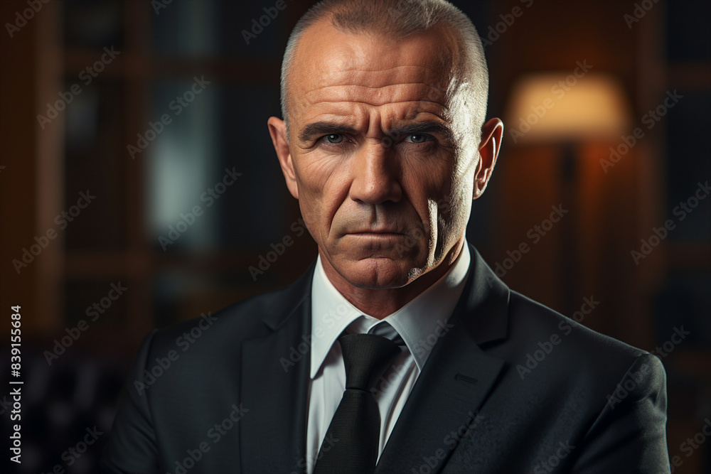 Handsome successful confident businessman designed with generative AI technology Handsome successful confident businessman designed with generative AI technology