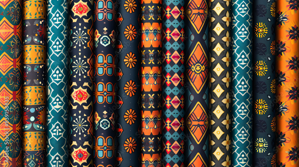 Patterns inspired by the diversity of Eid al-Adha traditions and customs celebrated around the world Patterns inspired by the diversity of Eid al-Adha traditions and customs celebrated around the world