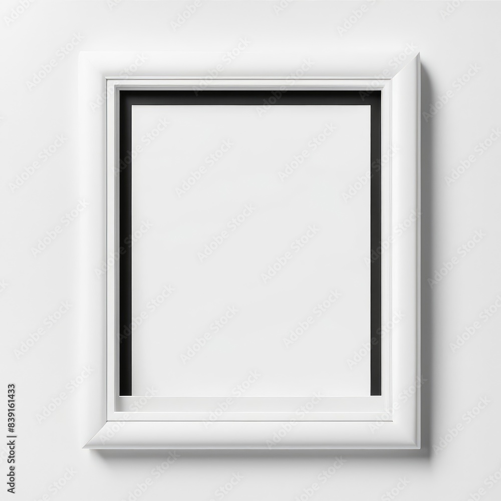 white polaroit frame mockup isolated on white background white polaroit frame mockup isolated on white background