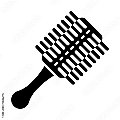 Hair brush icon glyph icon