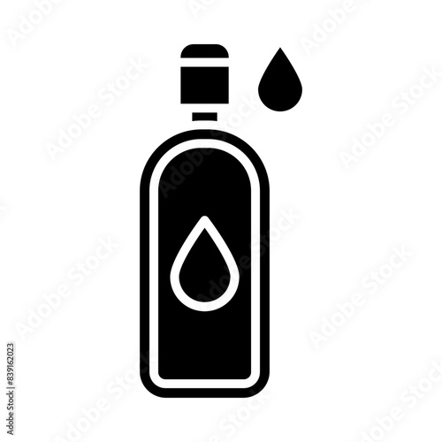 Makeup remover glyph icon