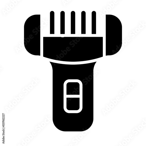 Epilator glyph icon