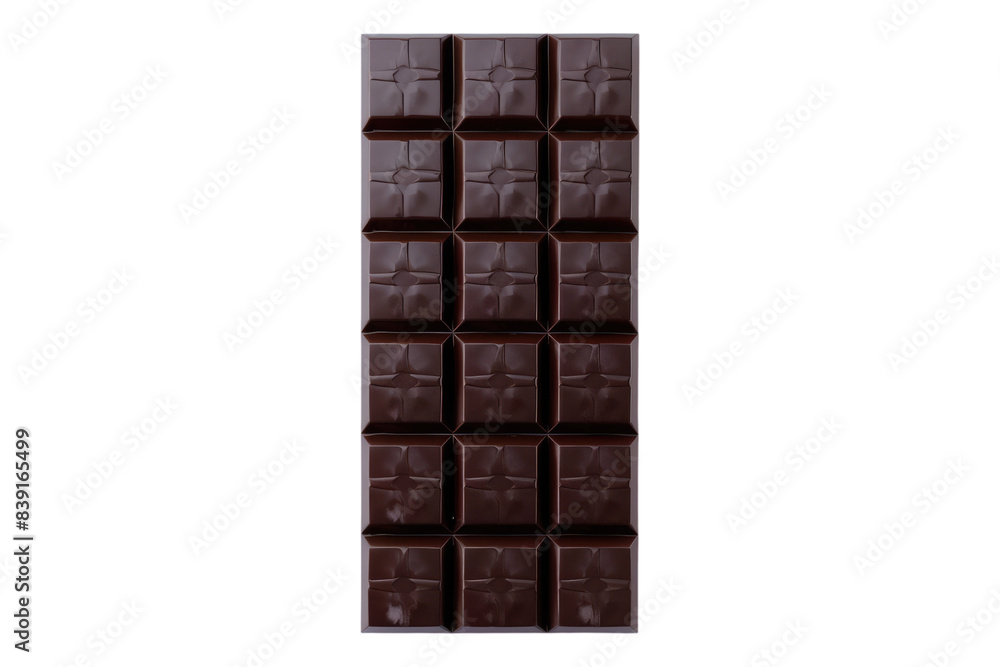 Chocolate bar isolated on white background Chocolate bar isolated on white background