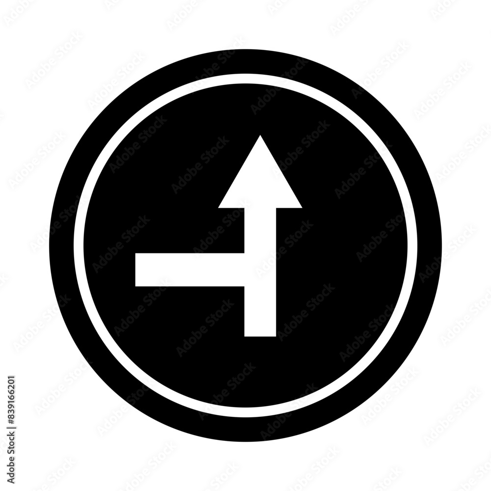Side road left icon glyph icon Side road left icon glyph icon