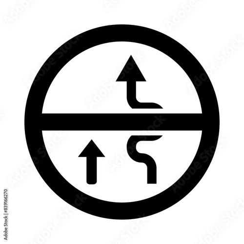 No overtaking glyph icon