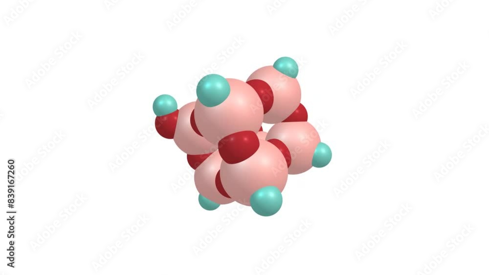 Silicon dioxide cluster rotating video Full HD Silicon dioxide cluster rotating video Full HD