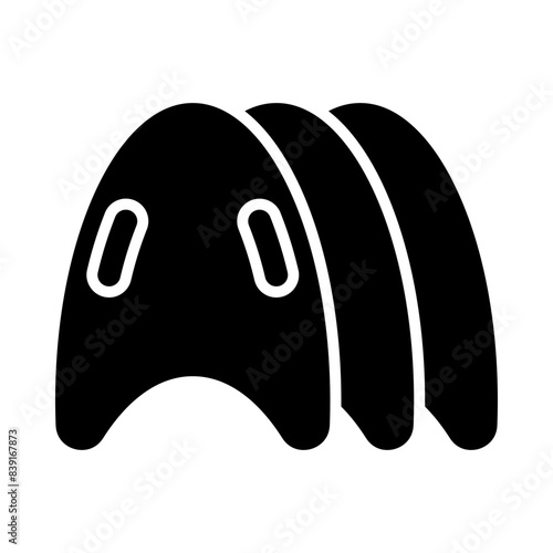 Pool kickboard icon glyph icon
