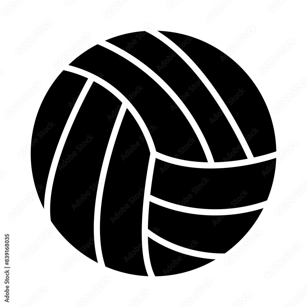 Volleyball glyph icon Volleyball glyph icon