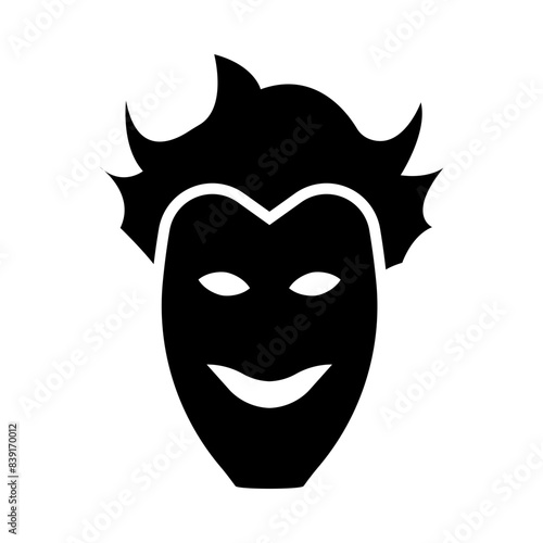 Joker glyph icon