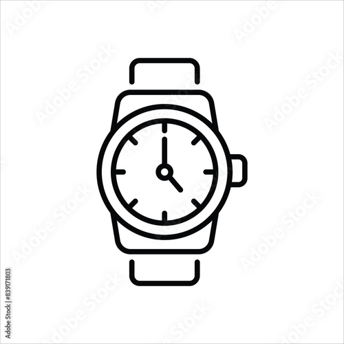Wristwatch vector icon