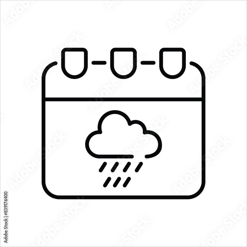Rainy Day vector icon