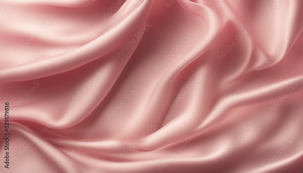 Fototapeta premium pink, cosmetics background, silk drapery backdrop
