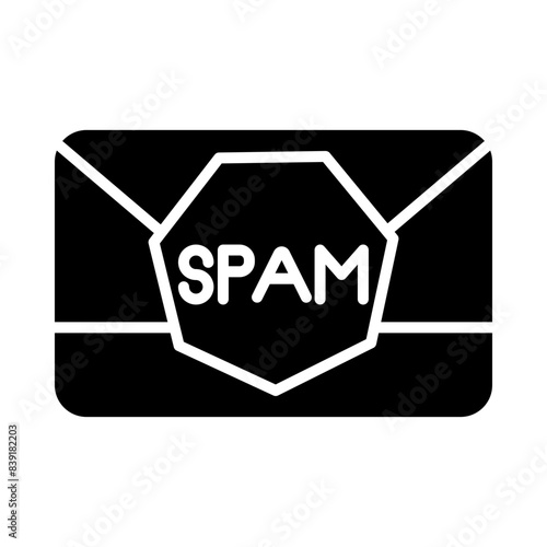 Spam glyph icon