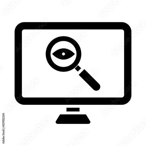 Spyware glyph icon