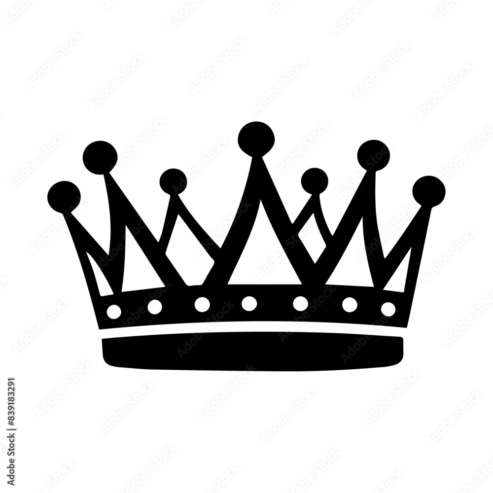 Crown cute sketch doodle. Vector illustration, Crown cute sketch doodle. Vector illustration,