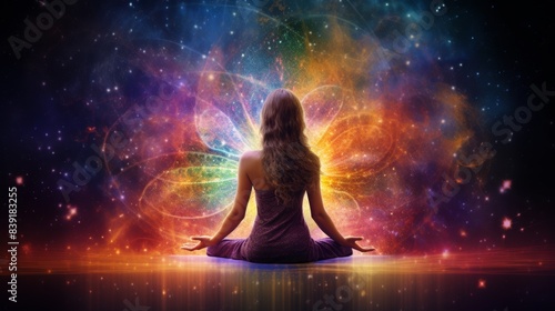 Energy woman, healing feminity