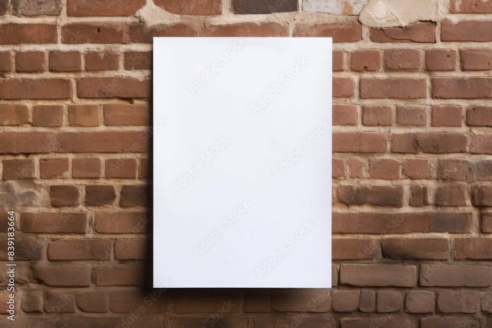 Brick wall in alley building architecture white board. Brick wall in alley building architecture white board.