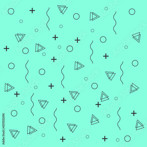 memphis style background pattern