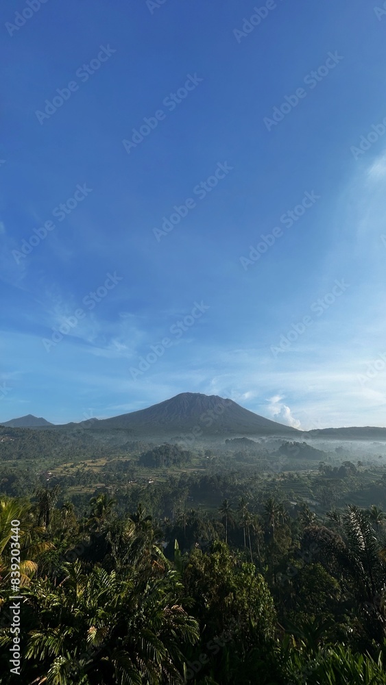 Fototapeta premium Agung volcano in Bali, Indonesia