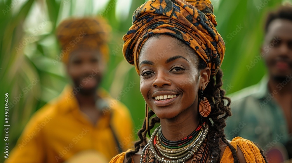 Fototapeta premium Juneteenth. Black power, black history month concept.