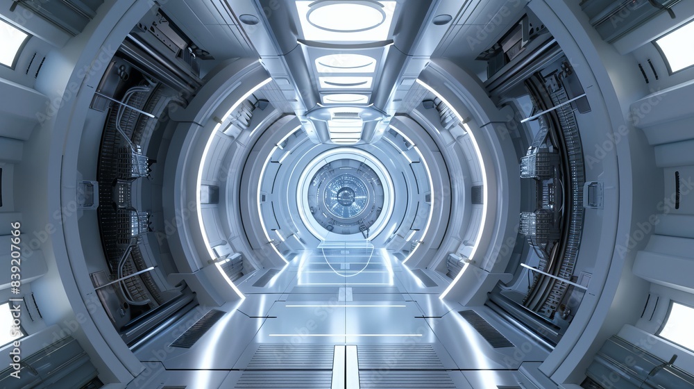 in a space ship, futuristic time travel device, portal, bright white, realistic 12k in a space ship, futuristic time travel device, portal, bright white, realistic 12k