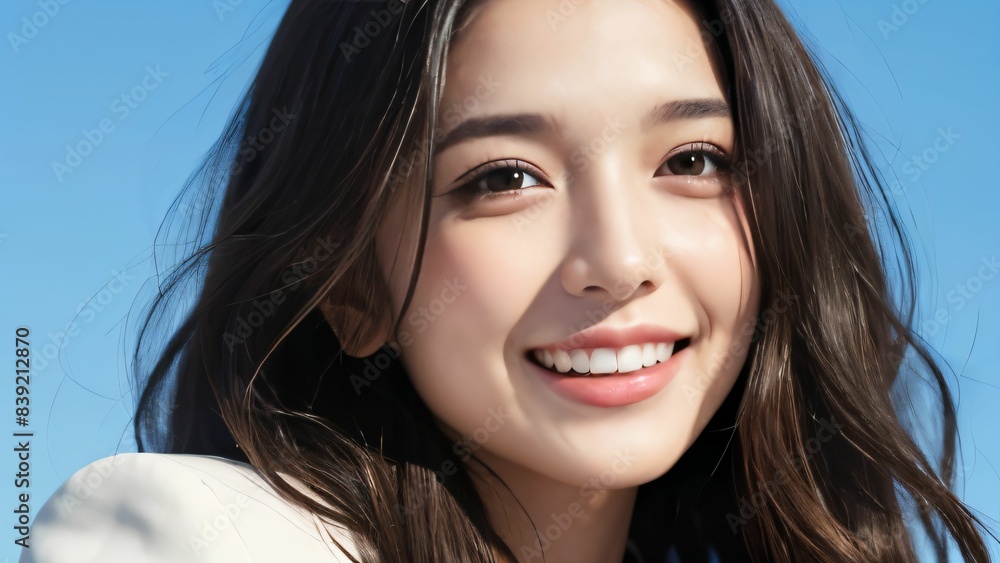 Obraz premium 働く若い女性