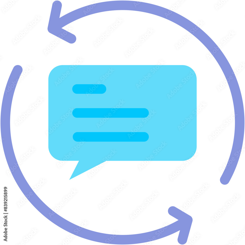 Vector Icon Refresh, Speech Bubble, Communications, Chat, Loading Vector Icon Refresh, Speech Bubble, Communications, Chat, Loading